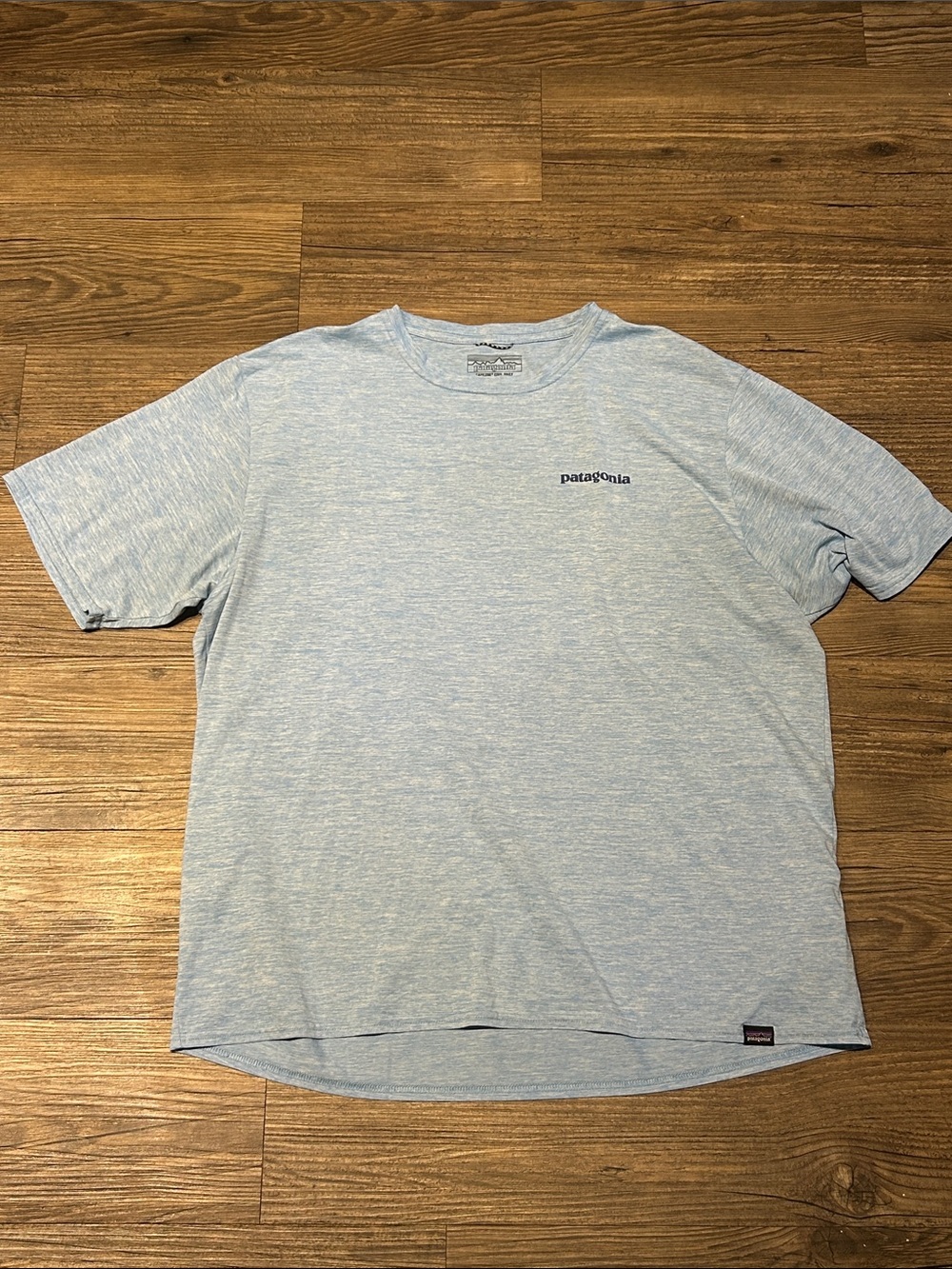 Patagonia Men’s Short-Sleeve Capilene Cool Daily Tee - Heather Sky Blue